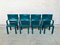 Green Leather Armchairs by Paolo Piva for B&B Italia / C&B Italia, 1980s, Set of 4 1