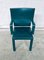 Green Leather Armchairs by Paolo Piva for B&B Italia / C&B Italia, 1980s, Set of 4 12