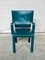 Green Leather Armchairs by Paolo Piva for B&B Italia / C&B Italia, 1980s, Set of 4 14