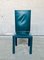 Green Leather High-Back Dining Chairs by Paolo Piva for B&B Italia / C&B Italia, 1980s, Set of 4 13