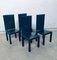 Green Leather High-Back Dining Chairs by Paolo Piva for B&B Italia / C&B Italia, 1980s, Set of 4 20