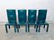 Green Leather High-Back Dining Chairs by Paolo Piva for B&B Italia / C&B Italia, 1980s, Set of 4 7