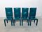 Green Leather High-Back Dining Chairs by Paolo Piva for B&B Italia / C&B Italia, 1980s, Set of 4, Image 7