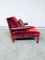 Italian Red Leather Baisity Lounge Chair by Antonio Citterio for B&B Italia / C&B Italia, 1980s, Image 7