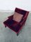 Italian Red Leather Baisity Lounge Chair by Antonio Citterio for B&B Italia / C&B Italia, 1980s 13