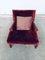 Italian Red Leather Baisity Lounge Chair by Antonio Citterio for B&B Italia / C&B Italia, 1980s 18