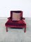 Italian Red Leather Baisity Lounge Chair by Antonio Citterio for B&B Italia / C&B Italia, 1980s 17