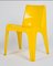 Tavolo da giardino e 4 sedie Mid-Century giallo di Helmut Bätzner per Bofinger, set di 5, Immagine 5