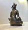 Buddha Vajrasattva tibetano antico in bronzo, Immagine 6