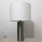 Cylindrical Aluminum Table Lamp, 1970s 1