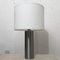 Cylindrical Aluminum Table Lamp, 1970s, Image 1
