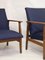 Scandinavian Dark Blue Armchairs, 1960s, Set of 2 5