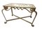 Hand-Hammered Gilt Iron and Glass Low Table by Pier Luigi Colli, Italy, 1950 5