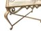 Hand-Hammered Gilt Iron and Glass Low Table by Pier Luigi Colli, Italy, 1950 2