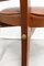 Mid-Century Dining Chairs in Brown Skai and Iroko Wood, 1960s, Set of 6, Image 6
