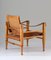 Skandinavische Safari Stühle aus Cognacfarbenem Leder von Børge Mogensen, 2er Set 6