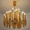 Large Sputnik Brass Chandelier by Angelo Brotto for Esperia Italia, Image 5