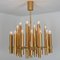 Large Sputnik Brass Chandelier by Angelo Brotto for Esperia Italia 6