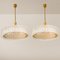 Large Glass & Brass Pendants from Doria, 1969, Set of 2 6