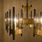 Chrome and Glass Chandeliers by Gaetano Sciolari, 1960s, Set of 2, Image 10