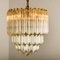 Large Four-Tier Crystal Chandelier from Venini, 1960s 9