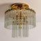 Glass Rod Waterfall Flush Mount by Sciolari for Lightolier, 1970s 16