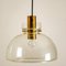 Models P210 & 4207 Pendant Lights by Herbert Proft for Limburg Glashütte, Set of 2 8