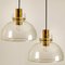 Models P210 & 4207 Pendant Lights by Herbert Proft for Limburg Glashütte, Set of 2 4