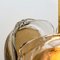 Lámpara colgante de latón y cristal de Murano soplado en marrón, Imagen 15