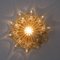 Amber Glass Wall Light by Helena Tynell for Limburg, Image 2