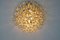 Brass and Glass Chandelier from Limburg Glashütte, 1970s, Image 4