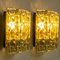 Mid-Century Wall Lamps in Brass and Glass, 1970s, Set of 2 5