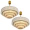 Large Murano Glass Chandeliers from Doria, 1960s, Set of 2 1