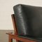 Armchairs in Teak & Leatherette, 1960s, Set of 2 4