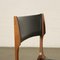 Stühle aus Buche & Kunstleder von Giuseppe Gibelli, 1960er, 4er Set 4