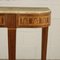 Console Table in Walnut Veneer, Maple & Marble, 1950s, Image 7