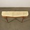 Console Table in Walnut Veneer, Maple & Marble, 1950s 3