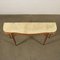 Console Table in Walnut Veneer, Maple & Marble, 1950s, Image 3
