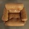 Foam Leather Armchairs by Tobia Scarpa, 1960s, Set of 2 8
