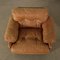Foam Leather Armchairs by Tobia Scarpa, 1960s, Set of 2, Image 7