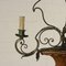 Wood and Wrought Iron Floor Lamp 3