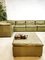 Mid-Century Modular Sofa with Green Patchwork Leather from Laauser, 1970s 4