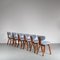 Model SB37 Dining Chairs by Cees Braakman for Pastoe, The Netherlands, 1950s, Set of 6 3