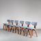 Model SB37 Dining Chairs by Cees Braakman for Pastoe, The Netherlands, 1950s, Set of 6 1