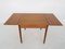Teak Square Extendable Dining Table, The Netherlands, 1960s 8