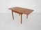 Teak Square Extendable Dining Table, The Netherlands, 1960s, Image 1