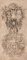 Unknown - Masks - Original China Ink Drawing - Early 19th Century, Image 1