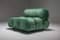 Camaleonda Modular Sofa in Pierre Frey Velvet Green Upholstery by Mario Bellini for B&B Italia / C&B Italia, 1970s, Set of 12 17