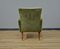 Fauteuil en Bois, Laiton et Velours, Italie, 1950s 7