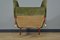 Italian Wood, Brass and Velvet Lounge Chair, 1950s, Image 10